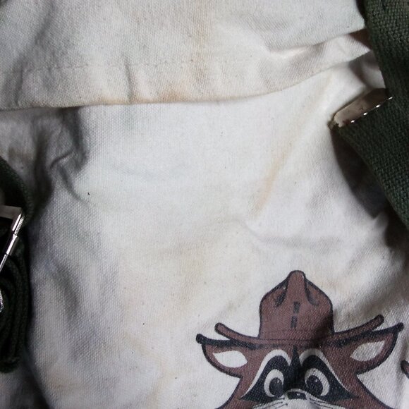 Vintage WWF Raccoon Ranger Backpack Hiking 1972 - Picture 4 of 5